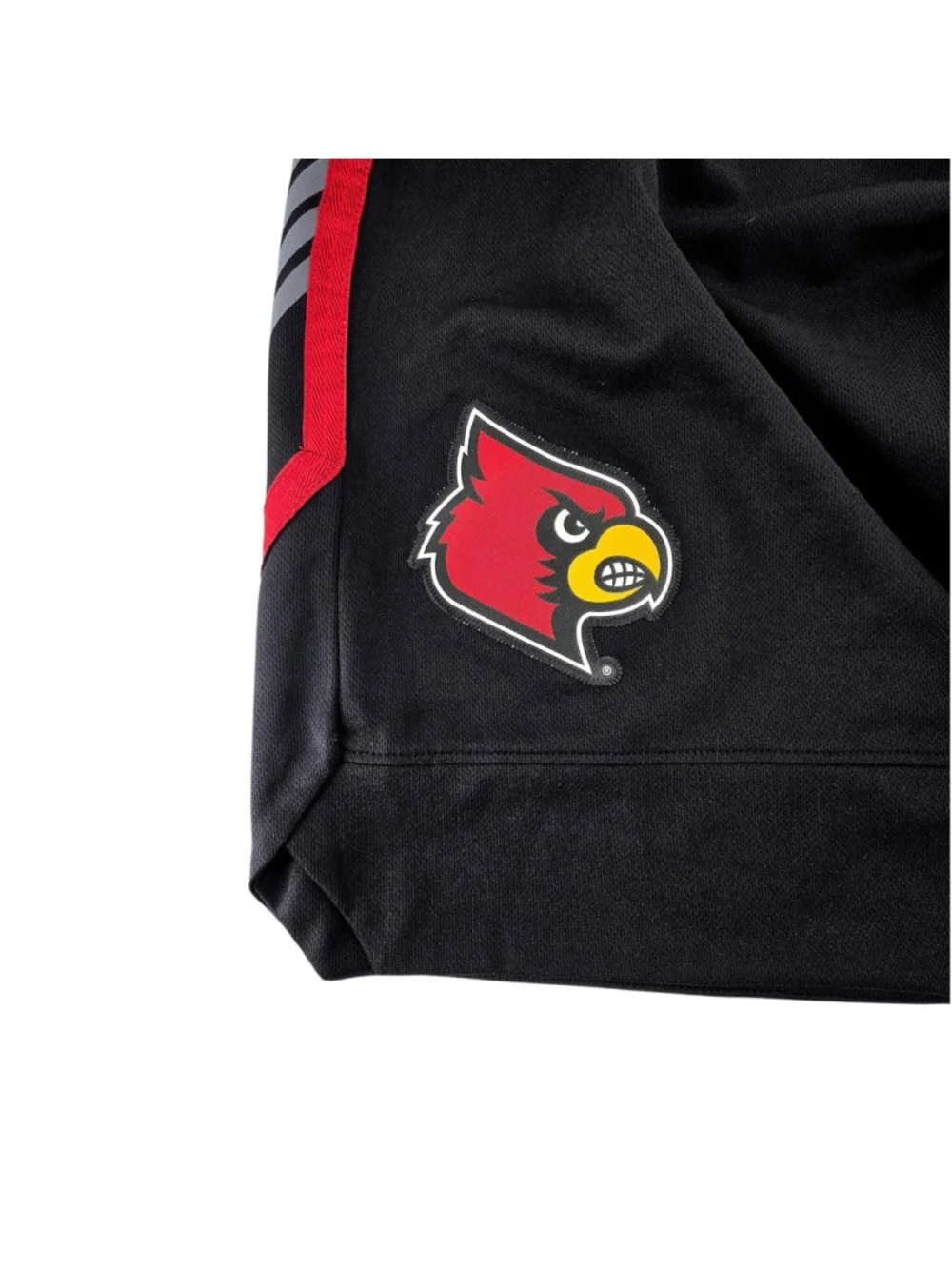 Adidas Louisville Cardinals Basketball Shorts Mens 2XL Black NCAA Team Issue 10